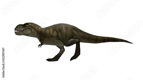 Trex dinosaur walk render image