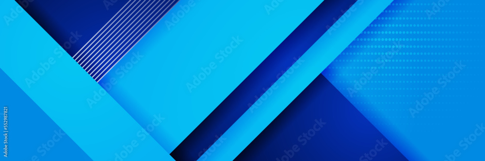 Modern blue gradient abstract vector long wide banner background. Design for poster, template on web, backdrop, banner, brochure, website, flyer, landing page, presentation, and webinar Modern blue gradient abstract vector long wide banner background. Design for poster, template on web, backdrop, banner, brochure, website, flyer, landing page, presentation, and webinar