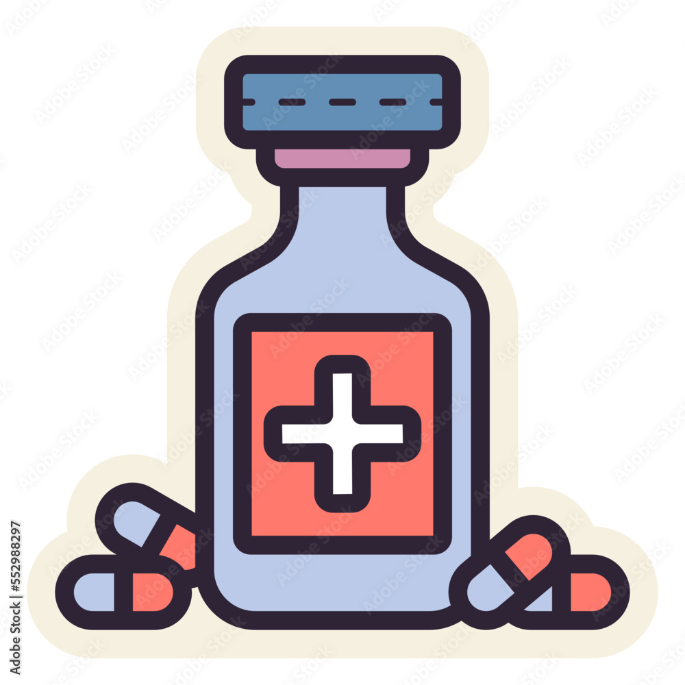 Fototapeta premium medicine sticker