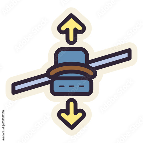 stair lift sticker