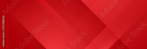 Abstract red banner