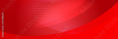 Abstract red banner