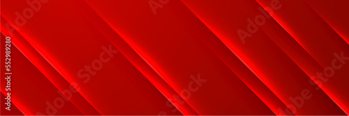 Abstract red banner