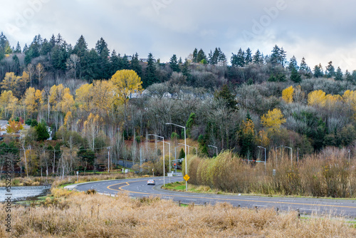 фотографія Kent Washington Fall HIghway