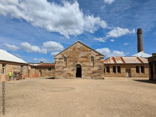 Photos A sandstone building made of hand  hewn blocks by early convicts