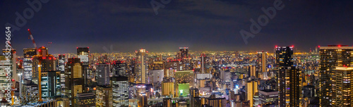 梅田スカイビルからの眺望 都会イメージ