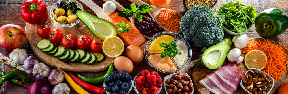 Ingredients of healthy diet that maintains overall health status Ingredients of healthy diet that maintains overall health status