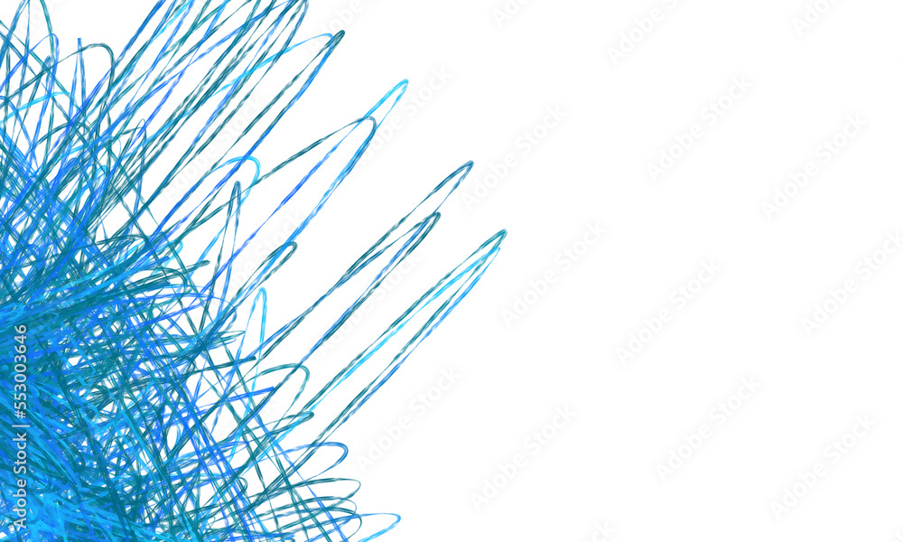 Isolated blue green abstract lines design element overlay Isolated blue green abstract lines design element overlay