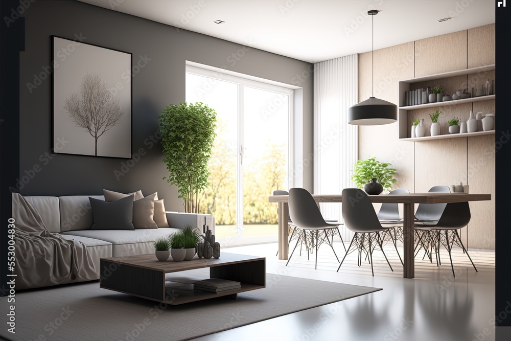 Digital illustration about house interior. Digital illustration about house interior.