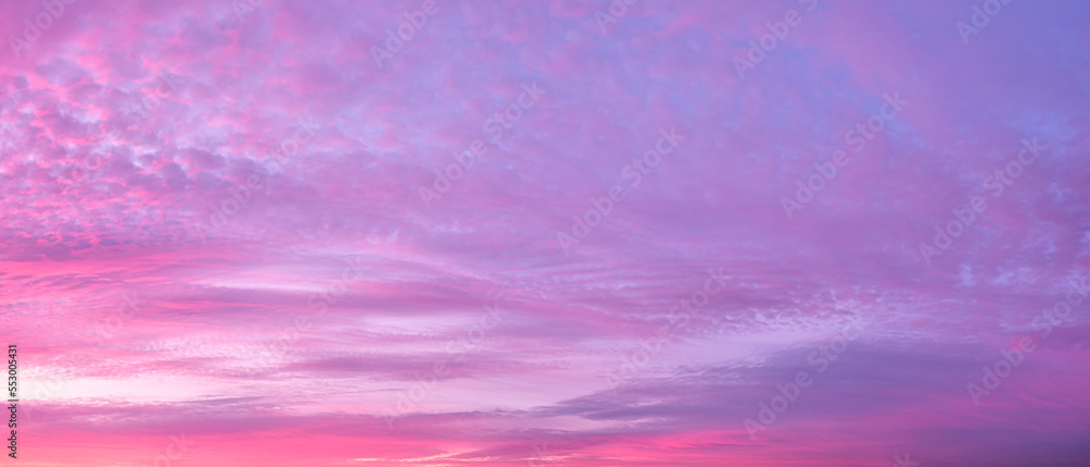 Beautiful sky sunset background