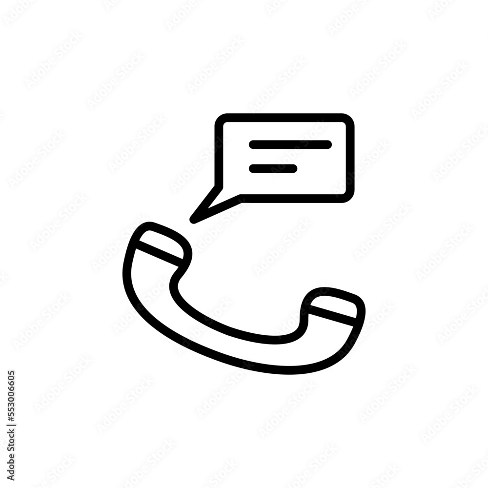 Phone icon vector flat style logo template Phone icon vector flat style logo template
