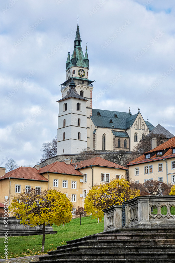 Town castle in Kremnica, Slovakia, travel destination
