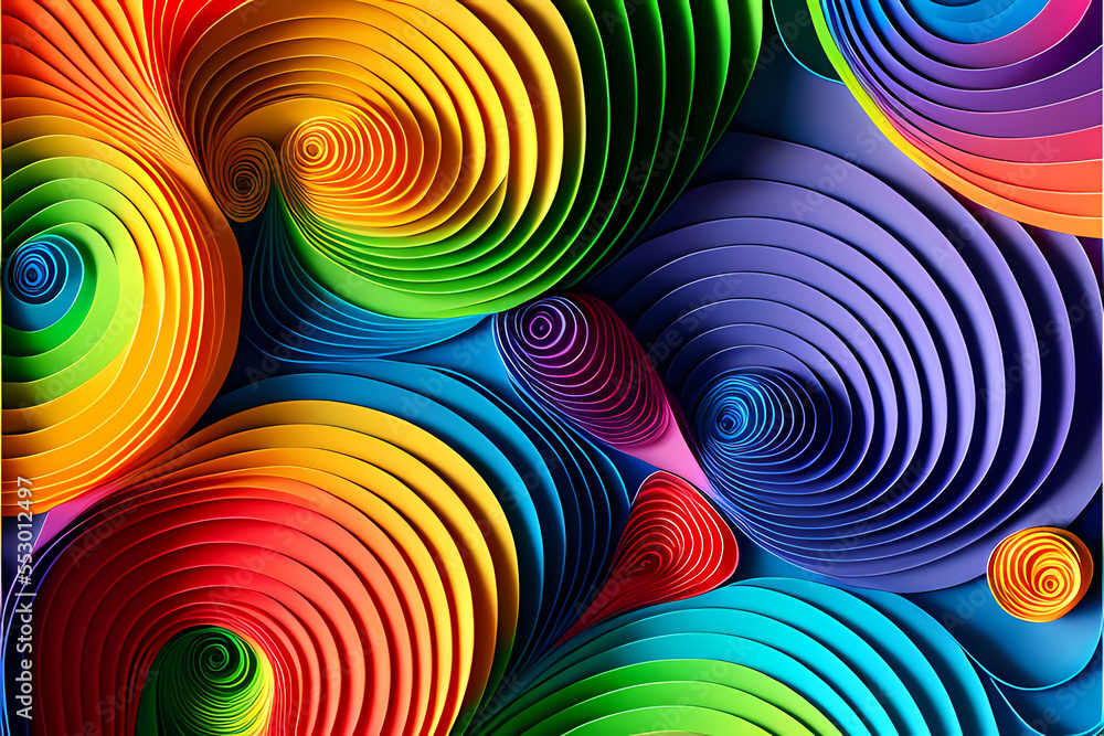 Seamless Abstract Colorful Design and Illustration Seamless Abstract Colorful Design and Illustration