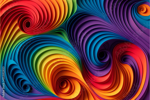 Seamless Abstract Colorful Design and Illustration