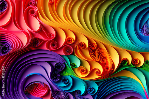 Seamless Abstract Colorful Design and Illustration © A J