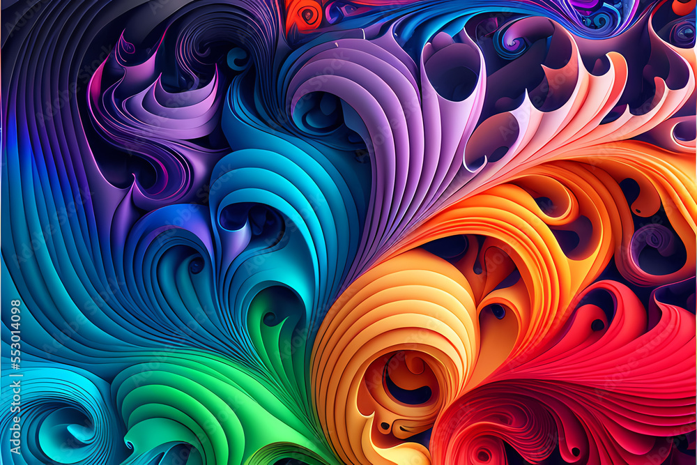 Seamless Abstract Colorful Design and Illustration Seamless Abstract Colorful Design and Illustration