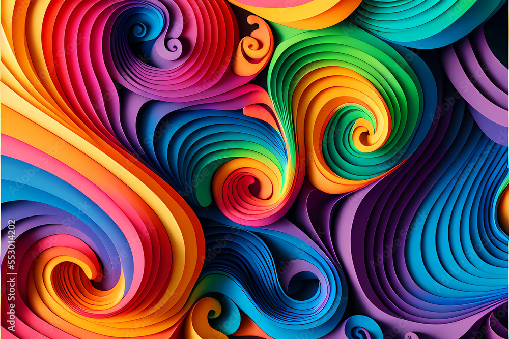Seamless Abstract Colorful Design and Illustration Seamless Abstract Colorful Design and Illustration