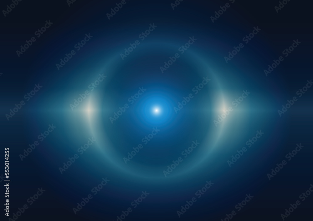 abstract vector circle blue light modern background. illustration vector design background.
