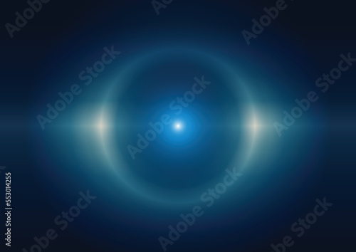 abstract vector circle blue light modern background. illustration vector design background.