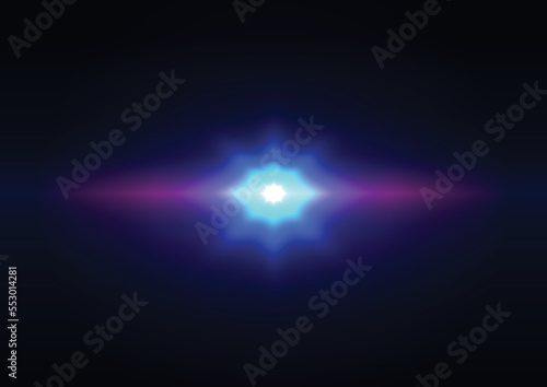 Wallpaper Mural abstract vector modern Dynamic motion light with motion blur effect on dark background. illustration vector design Torontodigital.ca