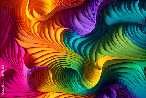 Seamless Abstract Colorful Design and Illustration