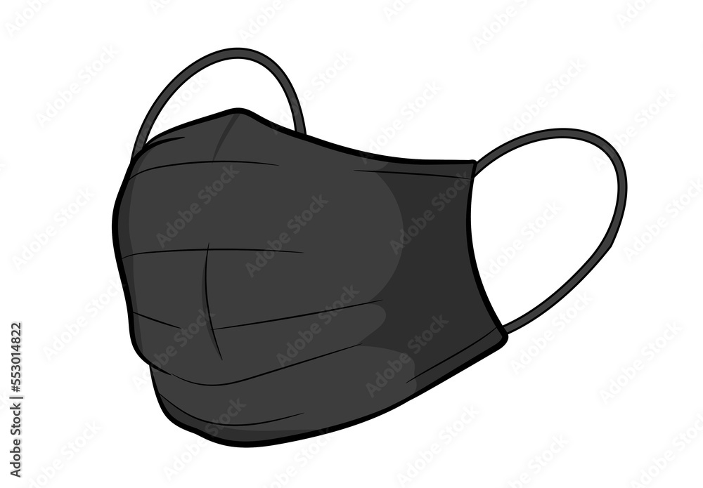 Black Face Mask Protection Virus Black Face Mask Protection Virus