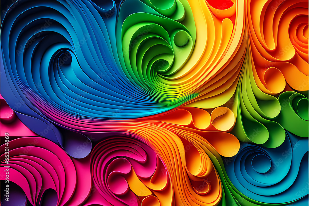 Seamless Abstract Colorful Design and Illustration Seamless Abstract Colorful Design and Illustration