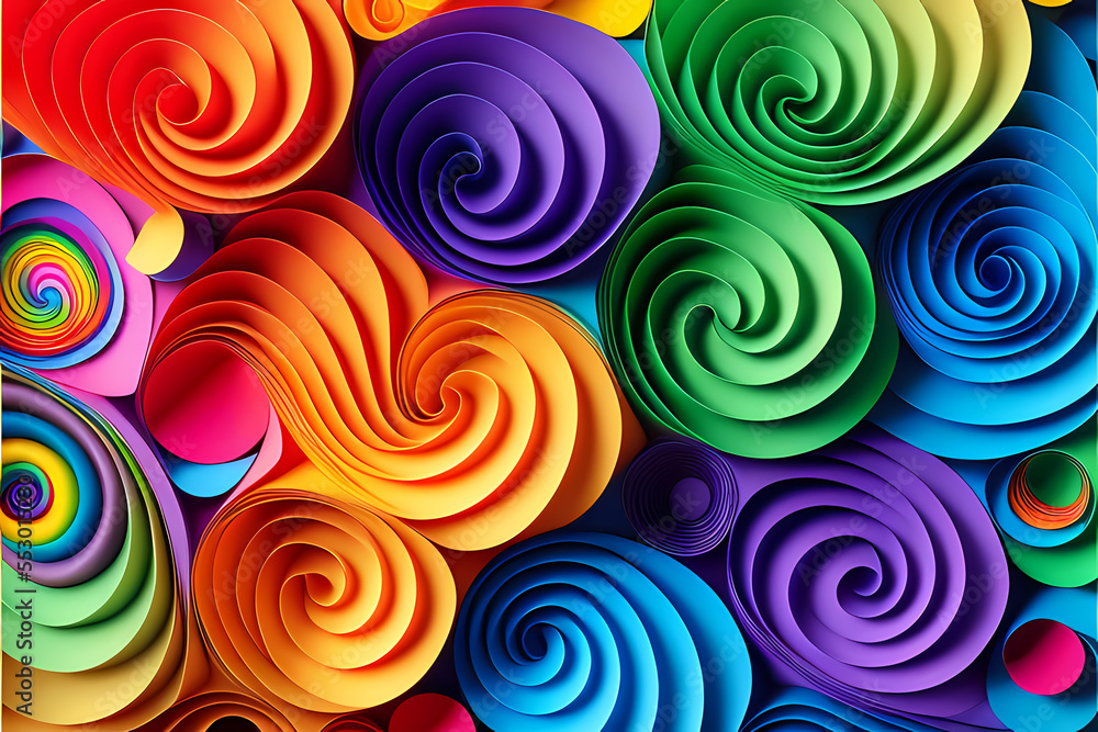 Seamless Abstract Colorful Design and Illustration Seamless Abstract Colorful Design and Illustration