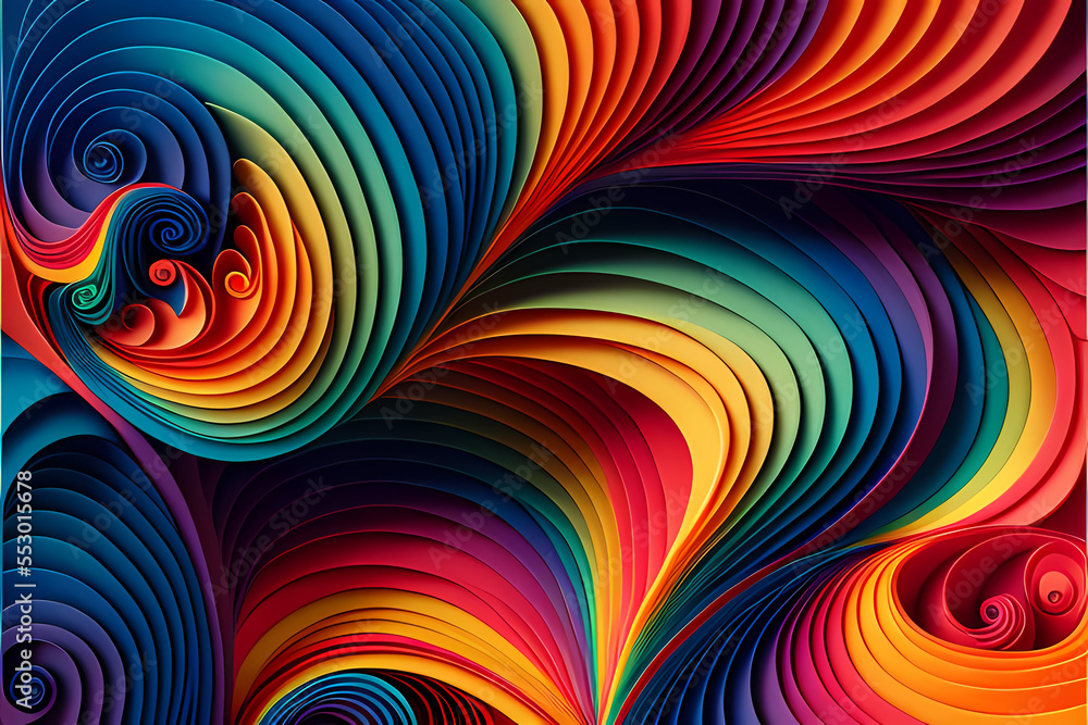 Seamless Abstract Colorful Design and Illustration Seamless Abstract Colorful Design and Illustration