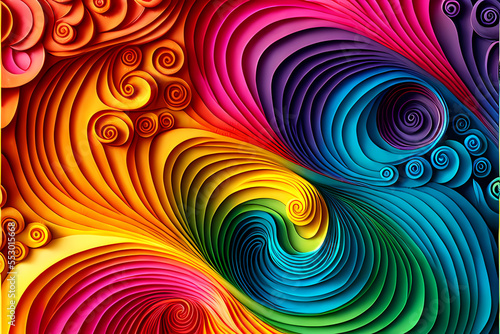 Wallpaper Mural Seamless Abstract Colorful Design and Illustration Torontodigital.ca