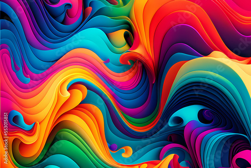 Wallpaper Mural Seamless Abstract Colourful Design and Illustration Torontodigital.ca