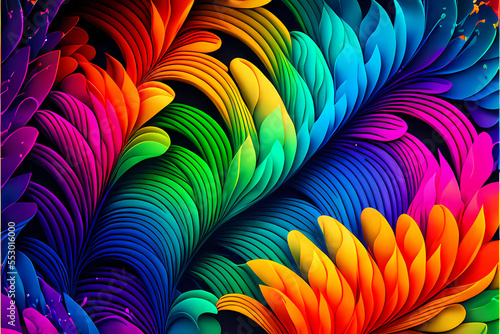 Wallpaper Mural Seamless Abstract Colourful Design and Illustration Torontodigital.ca