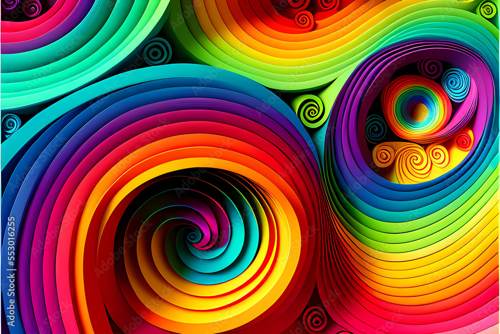 Seamless Abstract Colourful Design and Illustration Seamless Abstract Colourful Design and Illustration