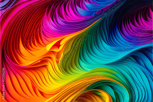 Seamless Abstract Colourful Design and Illustration