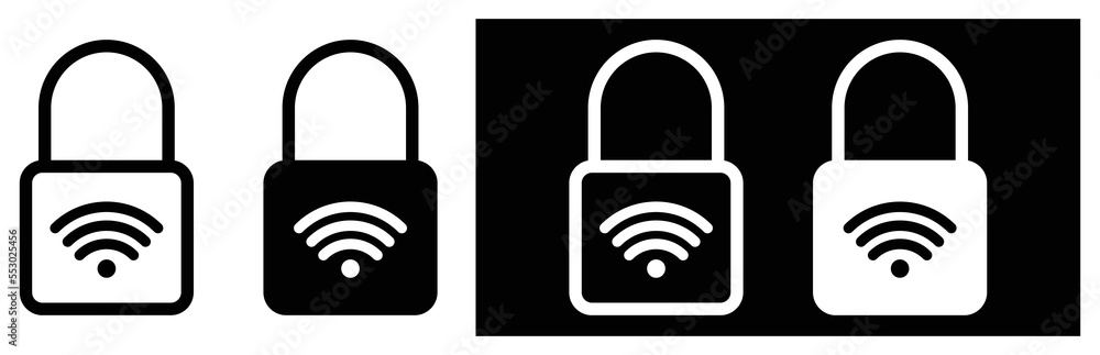 lock internet icon set. style symbol, vector illustration lock internet icon set. style symbol, vector illustration