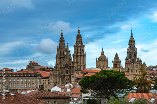 La catedral de Santiago Compostela desde otro perspectiva
