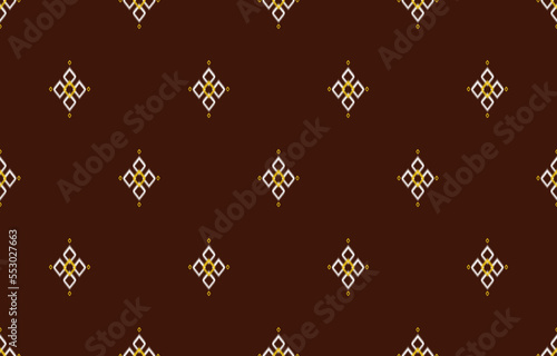 Geometric ethnic pattern seamless design for vector  illustration abstract background.