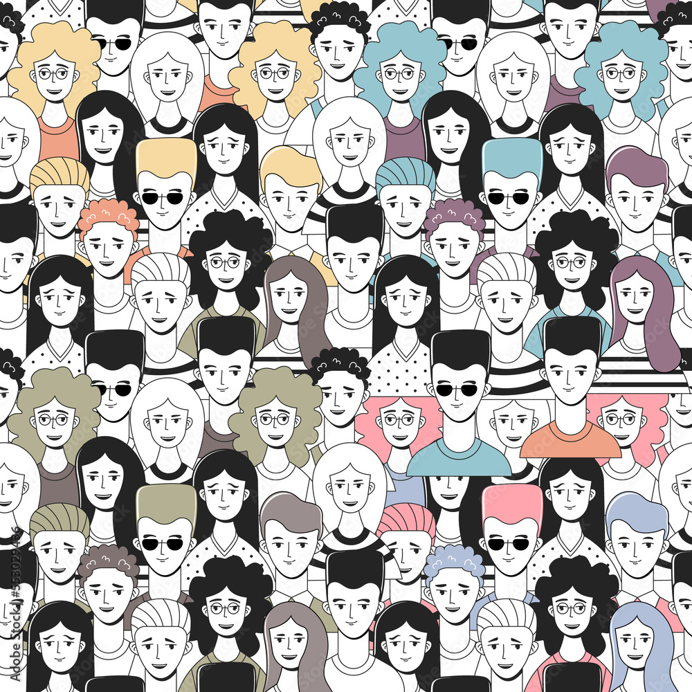 Obraz premium Seamless patterns 
