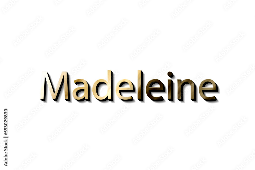 MADELEINE NAME 3D MADELEINE NAME 3D