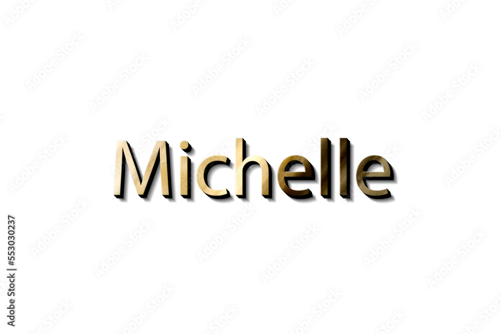 MICHELLE NAME 3D MICHELLE NAME 3D