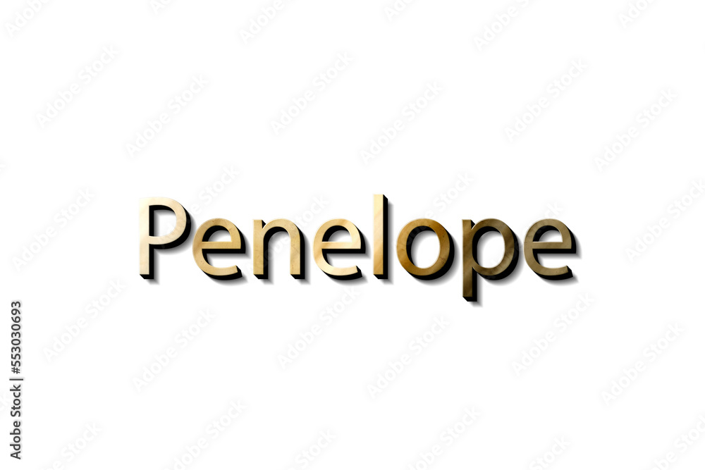PENELOPE NAME 3D