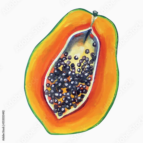 Papaya painting