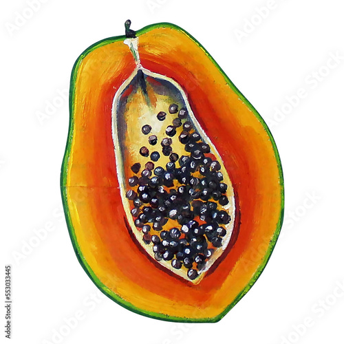Papaya painting