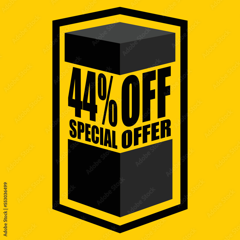 Vector illustration of black open box with lettering saying Vector illustration of black open box with lettering saying