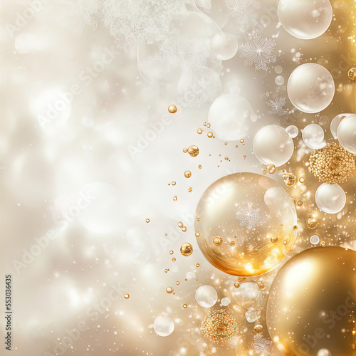 White and gold background. Great for banners, ads, cards and more. 
