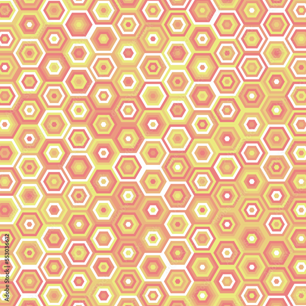 Hexagonal Maze pattern abstract illustration Hexagonal Maze pattern abstract illustration