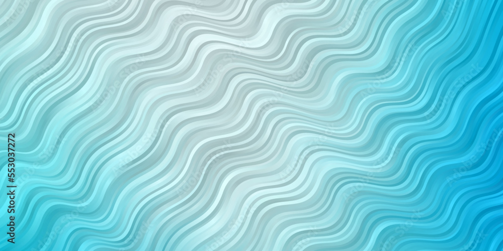 Light BLUE vector backdrop with bent lines. Light BLUE vector backdrop with bent lines.