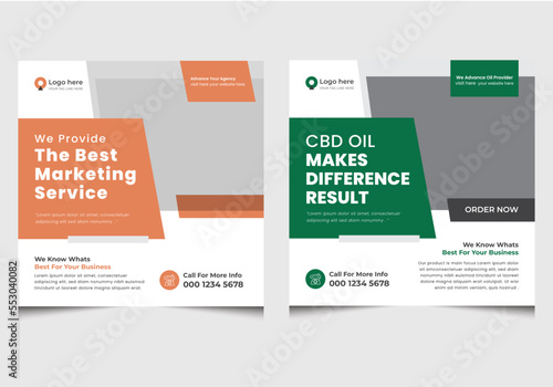 Modern and creative client testimonial social media post design. Customer service feedback review social media posts or web banners with color variation template 2023