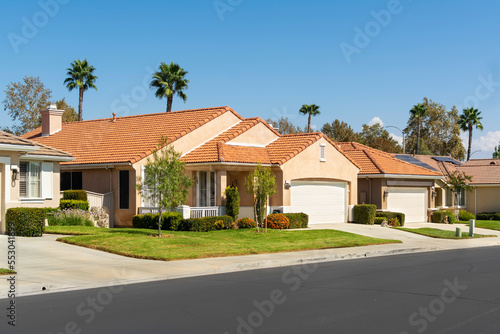 Nice neighborhood, Menifee, California, USA