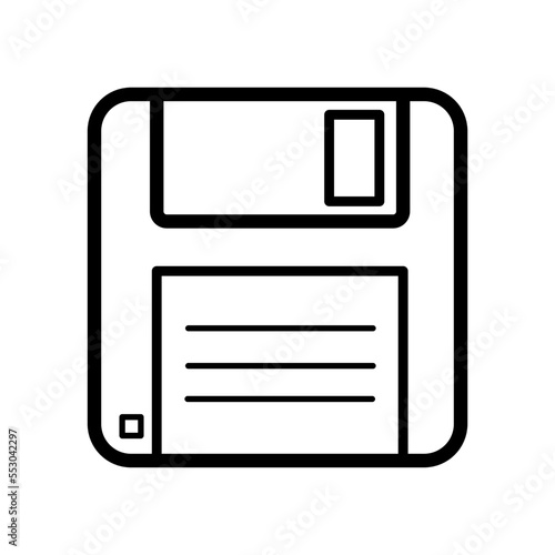 floppy disk, save - simple vector icon